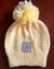 GORRO NIÑO AMARILLO POMPÓN