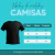 Camisa 100% algodão t-shirt para personalizar - Immaginare Personalizados