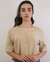 CAMISA BOTÃO DÉBORA - BEGE - comprar online