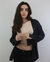 CAMISA OVERSIZED MALU - GRAFITE
