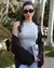 CAMISA OVERSIZED MALU - GRAFITE