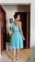 Vestido gode nula manga - verde agua - comprar online