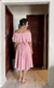 Vestido gode rose babados - comprar online