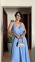 Vestido longo azul - loja online