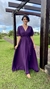 Vestido longo Roxo uva na internet