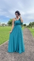 Vestido longo verde - KARICIA MODAS
