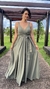 Vestido Carmem - Verde oliva - KARICIA MODAS