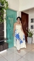 Vestido Irene longo - azul - KARICIA MODAS
