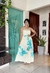 Vestido Irene longo - verde - comprar online