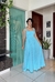 Vestido Carla Linho - azul