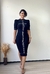 Vestido Aline no tricô- Preto