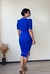 Vestido Aline no tricô -Azul na internet