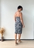 VESTIDO MIDI LUREX - PRATA - comprar online
