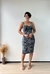 VESTIDO MIDI LUREX - PRATA