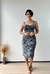 VESTIDO MIDI LUREX - PRATA