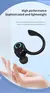 Imagem do Fones de ouvido sem fio bluetooth 5.0 fones de ouvido com microfone único espor