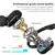 Fones de ouvido sem fio bluetooth 5.0 fones de ouvido com microfone único espor na internet