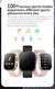 Smartwatch com chamada Bluetooth para homens e mulheres, tela de 1,01", lanterna. na internet