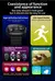Smartwatch com chamada Bluetooth para homens e mulheres, tela de 1,01", lanterna. - comprar online