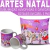 Pacote Artes Natal Canecas Almofadas Editável Mockups Corel