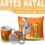 Pacote Artes Natal Canecas Almofadas Editável Mockups Corel na internet