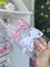 Tiara de linho bordado GG com Nome - comprar online