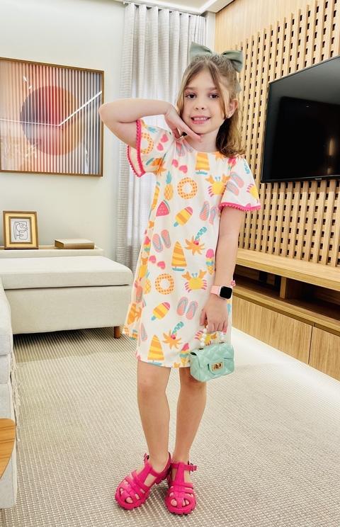 Vestido Infantil Picolé - comprar online