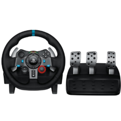Volante Logitech G29 Driving Force e Pedais com Force Feedback para PS5, PS4, PS3 e PC