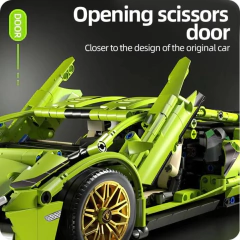 Sport Car Racing Model ( Green ) 1280 pcs na internet