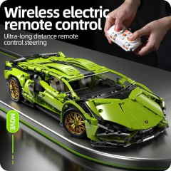 Sport Car Racing Model ( Green ) 1280 pcs