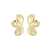 Brinco ear cuff meia flor