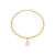 Choker texturizada com gota