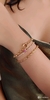 Pulseira em elo português com pingente coração - comprar online