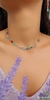 Choker de pedras coloridas - comprar online
