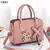Bolsa de ombro com padrao floral - comprar online