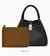 Bolsa de ombro com padrao floral - loja online