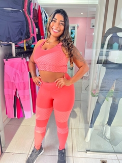 Conjunto suplex salmão