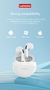 Lenovo-impermeável TWS Bluetooth 5.0 fone de ouvido sem fio, fones de ouvido es - POLARES