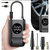 Imagem do Mini compressor de ar portátil recarregável digital USB medidor de pressão dos pneus