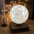 Nova Impressão 3D LED Luz Nocturna De Leds Lâmpadas Lunares De Levitação Magnética De Palha De Toque 3 Cores Flutuantes