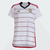 Camisa-2-CR-Flamengo-23-24-Feminina-away-ii-Branco-e-dourada-branca-dourado-vermelho-vermelha-listra-listras-listrada-camiseta-mengão-torcedor-2023-2024-gabigol-arrascaeta-feminino-preto-preta