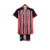 Kit-Infantil-São-Paulo-II-Adidas-23-24-Preta-e-Vermelha-preto-vermelho-2-camisa-camiseta-short-preto-preta-branco-branca-listra-escudo-são-paulo-calleri-lucas-james-rodrigues-campeao-oficial-original-premium-criança-crianças