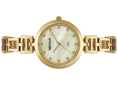 Relógio Seculus Feminino Madrepérola Corrente Dourado 77296LPSVDB1 - DARELIS - Sua loja virtual de joias e acessórios em prata 925