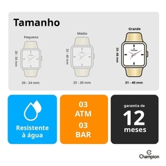 Relógio Champion Unissex CH40080V: Estilo Moderno com Toque de Sofisticação - comprar online