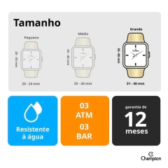 Relógio Champion Feminino Rosé CH40080H - comprar online