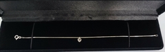 Pulseira De Prata 925 Ponto de Luz Coração