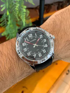 Imagem do Relógio Mondaine Masculino Esportivo Cromado Preto 99431G0MVNI2