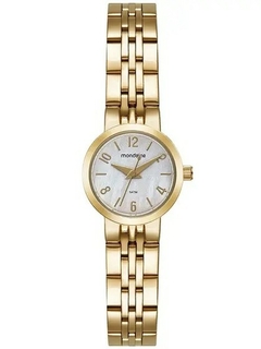 Relógio Mondaine Feminino Mini Dourado Estojo Mini Bolsa 99817LPMVDE1 na internet