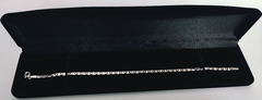 Elegância Essencial: Pulseira Piastrine em Prata 925 - DARELIS - Sua loja virtual de joias e acessórios em prata 925