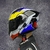 Capacete de motociclista modular com viseira dupla, viseira de rosto inteiro, pa na internet